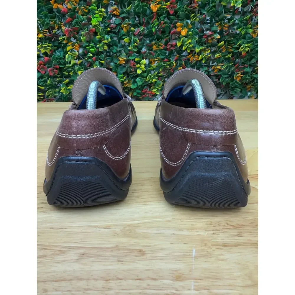 Ecco Classic Moc 2.0 Loafer Moccasin Shoes Genuine Leather Brown EUR‎ 44 US 11